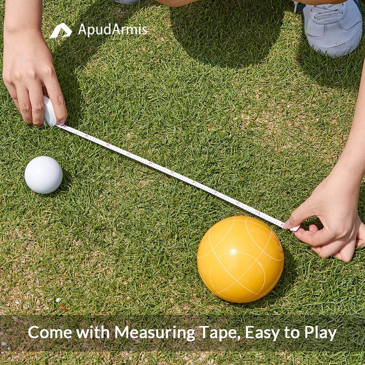 ApudArmis Bocce Pallino Replacement with Measuring Rope: Upgrading to a better-visible target